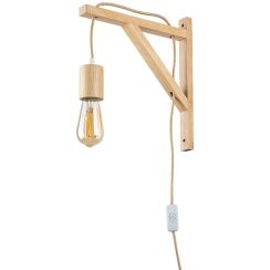 Rabalux Ubul wandlamp 1x60 W hout 71028