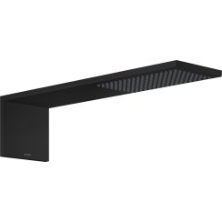 Axor ShowerComposition regendouche met arm 42.5x11 cm rechthoekig zwart 12592670