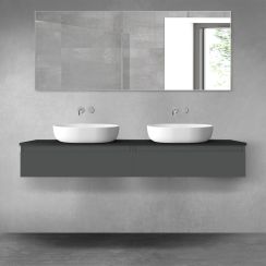 Set kast Oltens Vernal 60010400, badkamerblad op kast Oltens Vernal 63008300