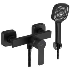 Rea Argus douchekraan wand zwart REA-B6406