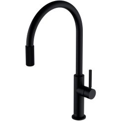 Omnires Switch keukenkraan met filter staand zwart SW9057-FD1BL