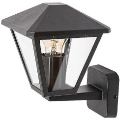 Rabalux Paravento buitenwandlamp 1x40 W zwart 7146