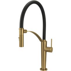 Deante Corda keukenkraan staand zwart-bruin BRC_C72M