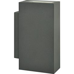 Goldlux Orlean buitenwandlamp 2x2.5 W grafiet 319814