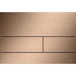 Tece Square spoelknop voor het toilet gouden 9240848
