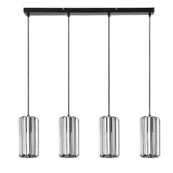 Rabalux Veness hanglamp 4x40 W zwart-bedampt 72256