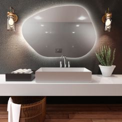 Baltica Design Bright Stain I spiegel 70x50 cm met verlichting 5904107914503