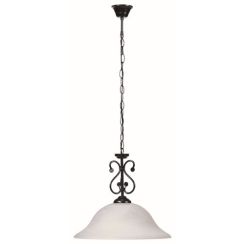 Rabalux Dorothea hanglamp 1x60 W wit-zwart 7776