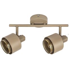 Rabalux Fedora plafondlamp 2x40 W gouden-bruin 3548