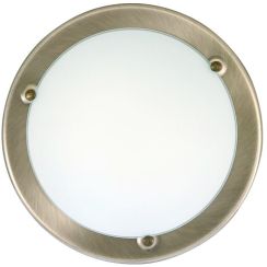 Rabalux Ufo plafond 2x60 W wit-bruin 5233