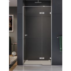 New Trendy Eventa douchedeur 120 cm kantelbaar chroom glans/helder glas EXK-4459