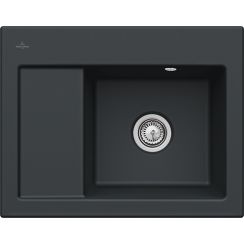 Villeroy & Boch Subway keramische spoelbak 65x51 cm zwart 331301R7