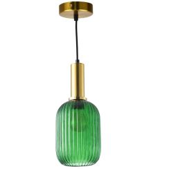 Goldlux Suffolk hanglamp 1x20 W groen 317377