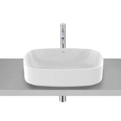 Roca Ona wastafel 50x37 cm rechthoekig opbouw wit glans A3275L0S00