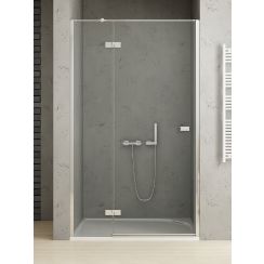 New Trendy Reflexa douchedeur 140 cm kantelbaar chroom glans/helder glas EXK-5069