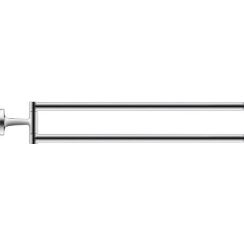 Duravit Starck T handdoekhanger chroom 0099411000