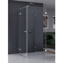 New Trendy Eventa douchecabine 90x80 cm rechthoekig chroom glans/helder glas EXK-4601