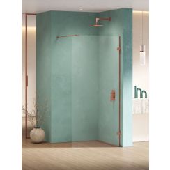 New Trendy Eventa Copper Shine inloopdouchewand 50 cm koper glans/helder glas EXK-6518