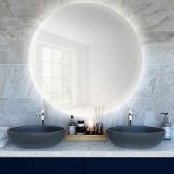 Baltica Design Bright spiegel 100x100 cm rond met verlichting 5904107913476