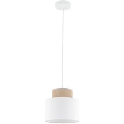 TK Lighting Duo hanglamp 1x15 W wit 10078