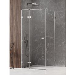 New Trendy Avexa douchecabine 80x80 cm vierkant chroom glans/helder glas EXK-1457