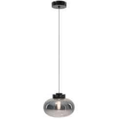 MaxLight Palloncini hanglamp 1x7 W zwart-bedampt P0515