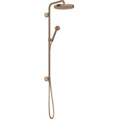Axor One doucheset inbouw met regendouche gouden 48790310
