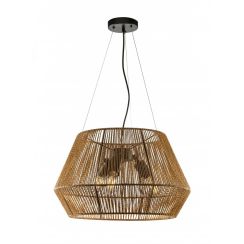 GTV Eranko hanglamp 3x40 W bruin OS-ERAN2-05-DEC
