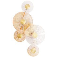MaxLight Allure wandlamp 5x5 W gouden W0357