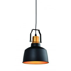GTV Monroe hanglamp 1x40 W zwart OS-MON-11-DEC