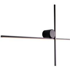 MaxLight Arne wandlamp 1x10 W zwart W0369