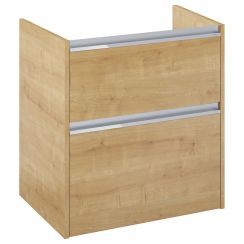 Roca Gap Pro kast 58.5x37.6x63.5 cm hangend onder de wastafel eik A857908464