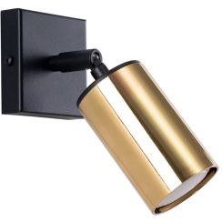 Sollux Lighting Winx wandlamp 1x10 W zwart-gouden SL.1382