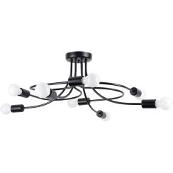 Sollux Lighting Levar plafondlamp x15 W zwart SL.1457