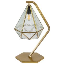 Rabalux Norah tafellamp 1x40 W doorzichtig-gouden 74201