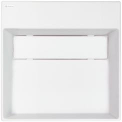 Deante Correo wastafel 40x40 cm vierkant opbouw wit mat CQR_AU4M