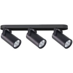 Candellux Gary plafondlamp 3x15 W zwart 93-28136