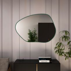 Baltica Design Tiny Border Stain I spiegel 70x50 cm groen 5904107931203