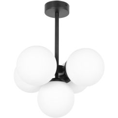 Kaja Inez plafondlamp 5x10 W wit-zwart K-5361