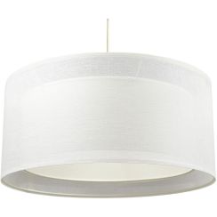 BPS Koncept Duo len light hanglamp 1x60 W crème 0MGO-004-60