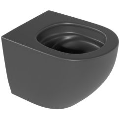 Actima Luqa toiletpot hangend zonder kraag met vortexspoeling zwart mat CEAC.6403.480.BLM