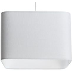 BPS Koncept Kwadro len light hanglamp 1x60 W wit KW-008-40W20