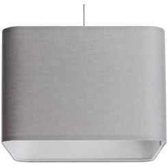BPS Koncept Kwadro len light hanglamp 1x60 W grijs/askleur KW-009-40W25