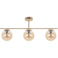 Kaja Grand plafondlamp 3x10 W gouden-amber K-5412
