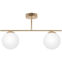 Kaja Rea plafondlamp 2x10 W wit-gouden K-5421