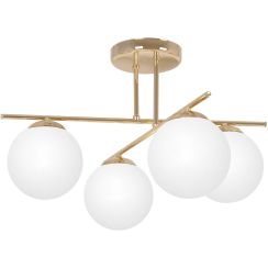 Kaja Rea plafondlamp 4x10 W wit-gouden K-5423