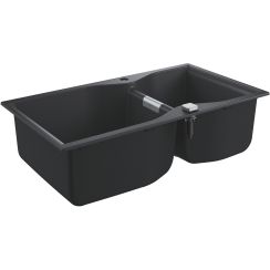 Grohe K700 spoelbak van graniet 90x50 cm zwart 31658AP0