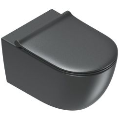 Catalano Sfera toiletpot hangend zonder kraag zwart mat 0511550022