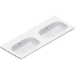 Catalano Alvea wastafel 120x46 cm rechthoekig klassiek-meubel wit glans 0621220001