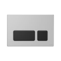 Cersanit Block spoelknop voor het toilet mat chroom-zwart K97-0407